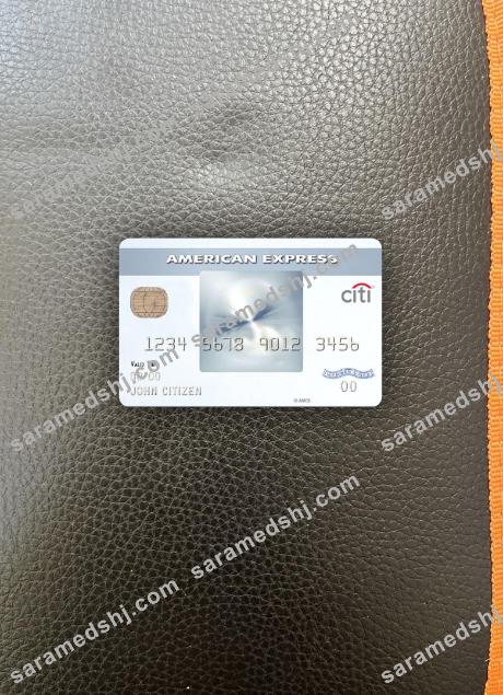 USA Citibank AMEX everyday® credit card photolook front